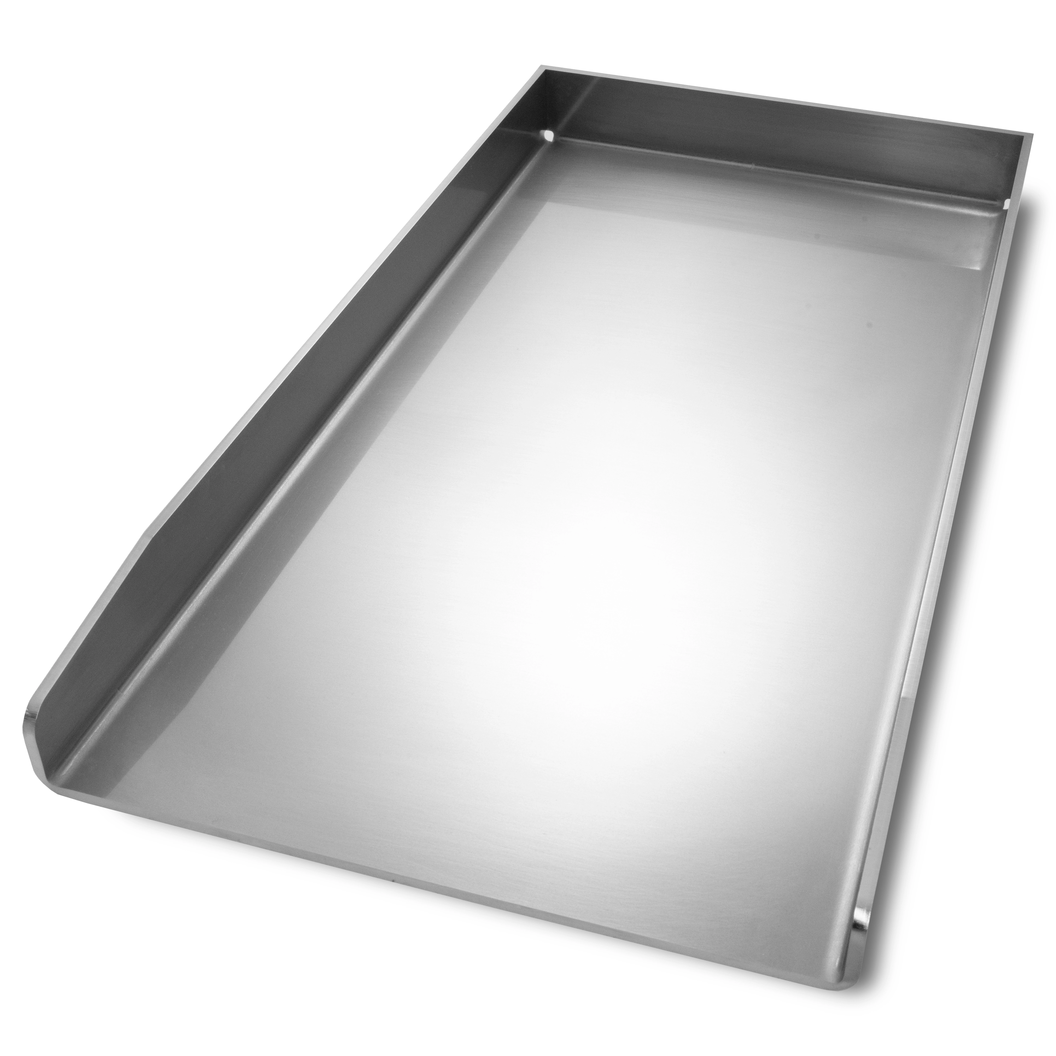 Plancha Edelstahl Grillplatte - Burnhard Fred - Medium 23,5x41,5cm