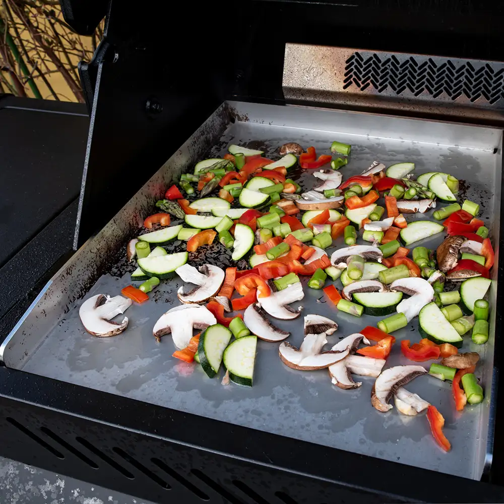 Plancha Grillplatte Napoleon Prestige Gemüse