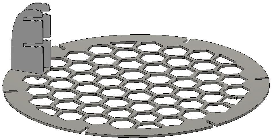 Doppelrost Kamado Salitos Klassik / VidaXL 330mm
