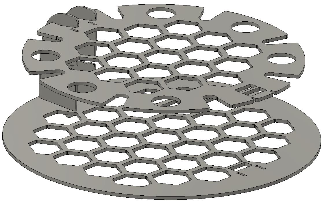 Doppelrost Kamado 13i XL 270mm