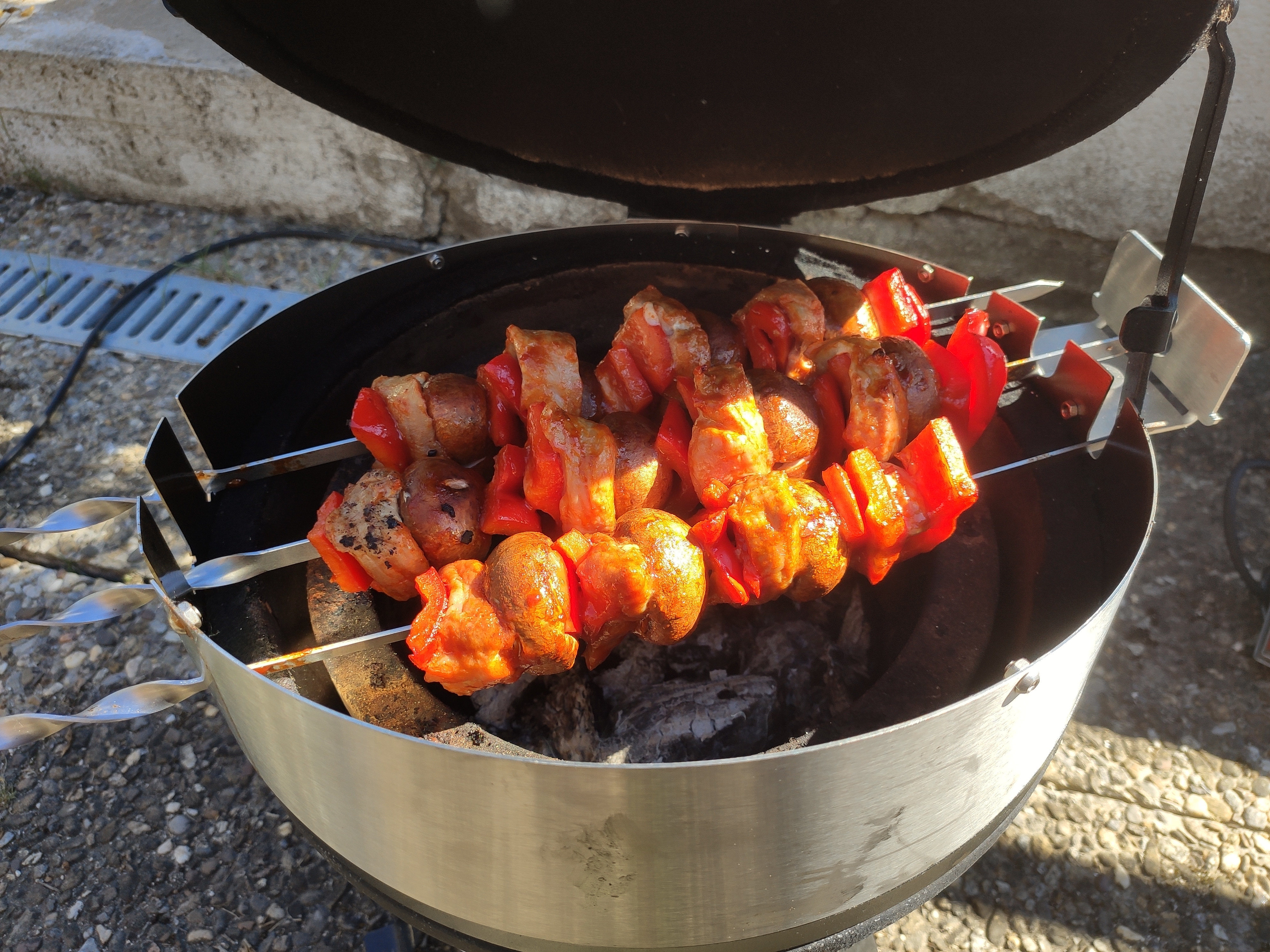 Mini Kamado Spiess-Aufsatz