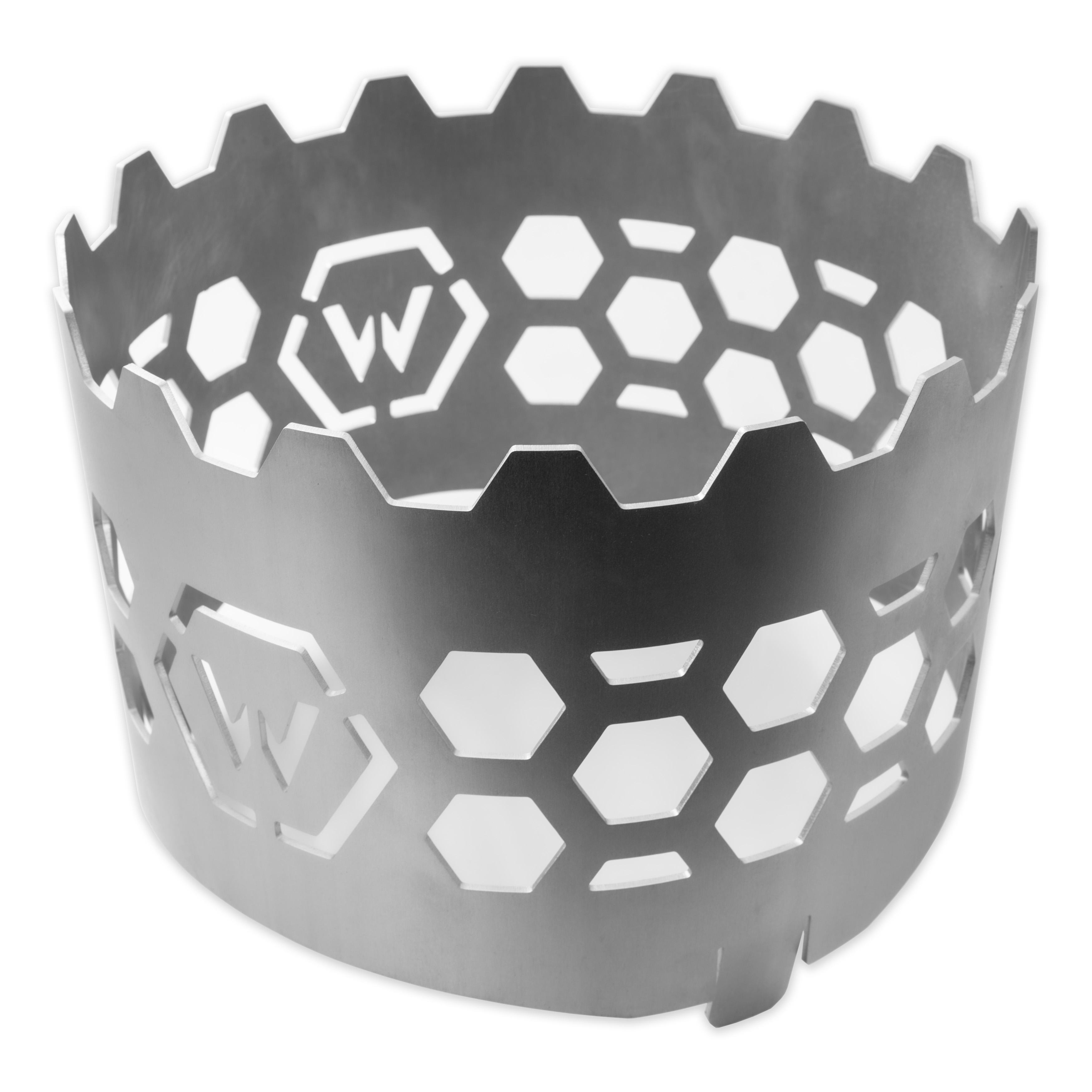 Edelstahl Wokkrone für Feuerplatten